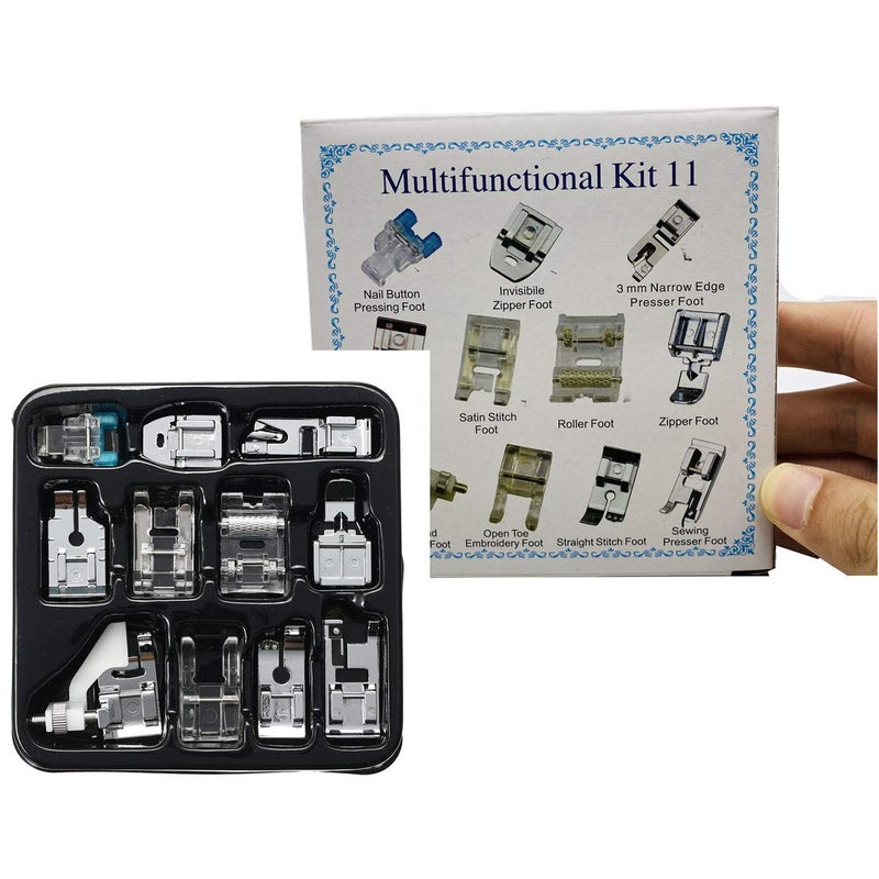 Windman Presser Feet Set 11Pcs Snap On Sewing Machine Foot for Brother Singer Janome Babylock Kenmore Low Shank Sewing Machine Use - Image 5